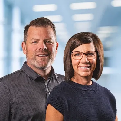 Dr. Jeff Morrey and Dr. Cindy Morrey, photographed together