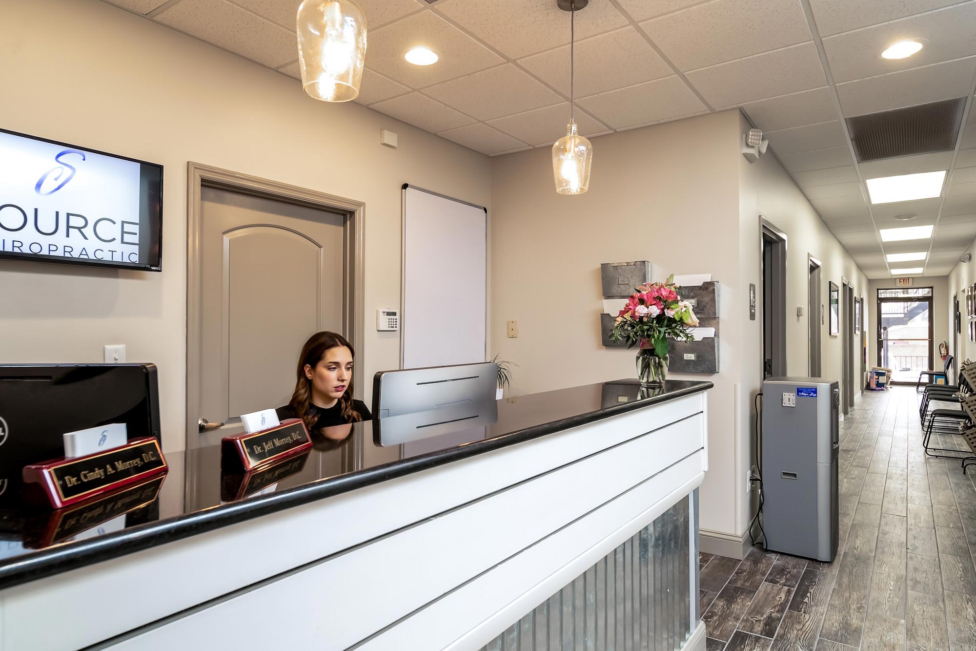 Receptionist-Area Chiropractic Clarksville Front Desk