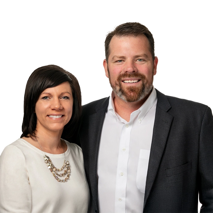 Chiropractor Clarksville TN Jeff Morrey And Cindy Morrey HP Jeff Morrey And Cindy Morrey standing together, smiling.